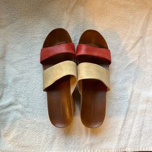 Chocolat Blu slide wedges